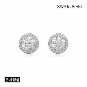 [/본사정품] Una 로듐 파베 스터드 귀걸이 5636269