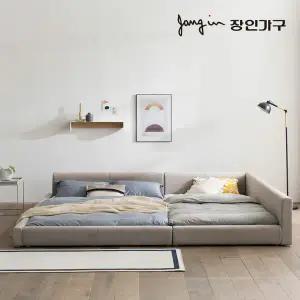 장인가구 아토 아쿠아텍스 이지클린 저상형 패밀리침대 SS+Q_프레임