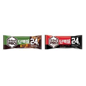 [오리온] 오리온 닥터유 프로 단백질바 70g  18개 + 프로 단백질바 크런치 70g  18개