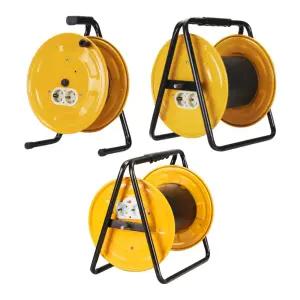 국산 전선릴통 접지형 전기 릴선 빈통 작업선 연장선 케이블 캠핑 촬영 리드선 IS-SL