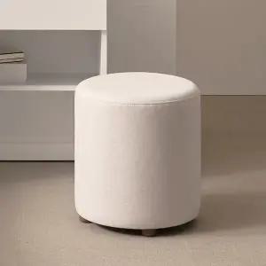 보루네오 마르체 모어 패브릭 원형 화장대 스툴 BSR502C