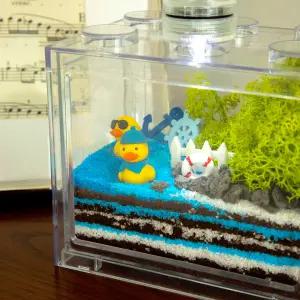 오리의 미니 정원 색모래 테라리움 만들기 DIY 키트