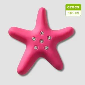 갤러리아 [크록스 본사] 보석 빨간 불가사리 지비츠 참 10015434