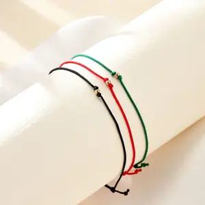 갤러리아 [비앤비골드] 당일발송 14K 미니 골드볼 실크끈 실팔찌 3종 모음