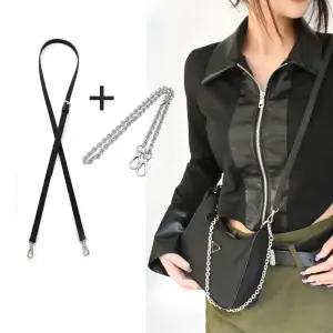 프라다 테수토 호보백 버킷백 호환 가죽 가방끈 크로스 스트랩 세트