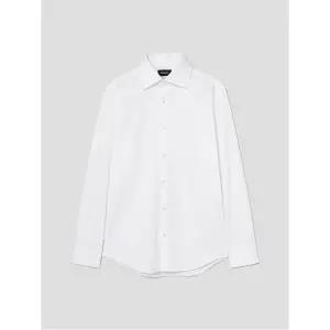 [갤럭시] 논아이론 순면 솔리드 슬림핏 드레스 셔츠  화이트 (GA5164MS11)