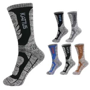 카투스 등산양말 작업양말 5족 1세트 혼합 3중보강 작업용 안전화 통풍 이중바닥 장목5족