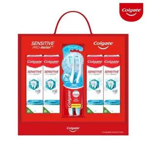 [콜게이트]시린이 미백 잇몸 충치 고불소 센서티브 화이트 치약 칫솔 선물세...