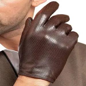 양가죽 터치스크린 드라이빙 얇은 가죽장갑 여성용 남성용