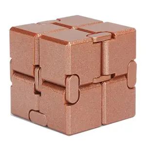 피젯토이 스피너 메탈 피젯큐브 골드 스트레스해소 B2016-O