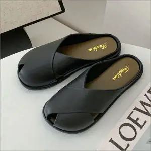 2색 QL381179 여자오픈토슬리퍼 크로스 블로퍼 뮬 데일리 여름