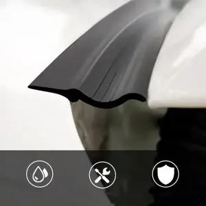 웨더스트립 풍절음 차단 자동차 고무 씰링 스트립 트렁크 리드 갭 씰 해치백 상단 엣지 먼지 방지 씰링제 S