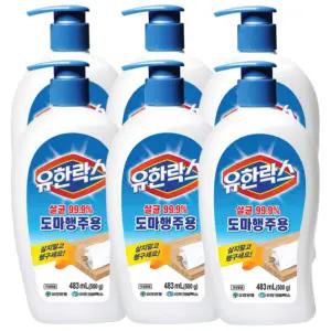 유한락스 도마행주용 행주락스 500ml 6개