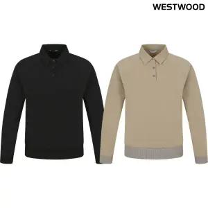 [대구백화점] [웨스트우드]여성 우븐 긴팔 폴로티(WP1WCTP418)