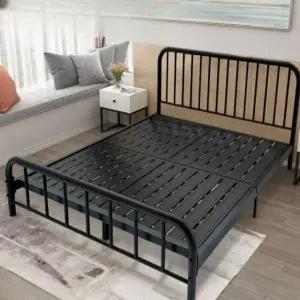 철제 조립식 침대 킹 프레임 더블 퀸사이즈