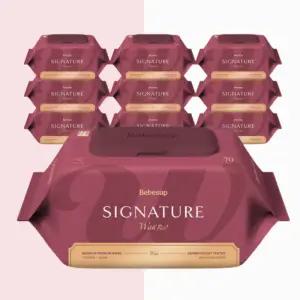 베베숲 시그니처 위드레드 아기물티슈 캡형 70매 10팩 유아 물티슈