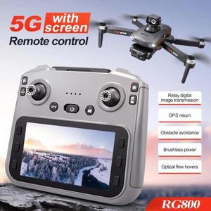 RG800 MAX 드론 5G 광학 흐름 8K 듀얼 WIFI GPS 릴레이 디지털 지도 전송 전문 공중 카메라 짐벌 접이식 드