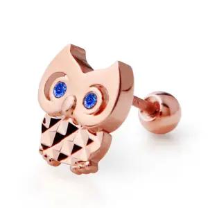 심플피어싱 로열블루 피어싱 (Gold-pin) 14K