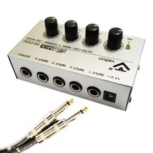 VTMH-400 마이크분배기 마이크믹서 4채널 스플리터