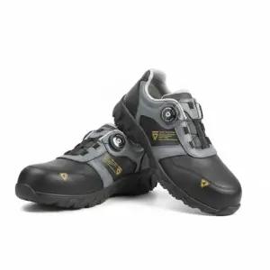 세몽 초경량 4인치 다이얼 안전화 소가죽 미끄럼방지 그레이