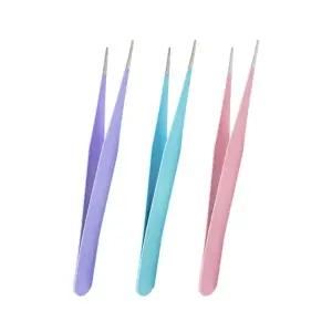 만들기도구 일자핀셋 공예 공방 미술 재료 섬세한작업 자개공예 전자부품 네일아트 모형조립