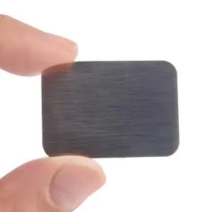 부착용 사각 철판 40x25mm 자석 붙임철판 얇은 철판스티커