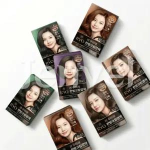 려 우아채 영양 새치 염색약 4개 (6종컬러) 손상 걱정 없는 영양 케어