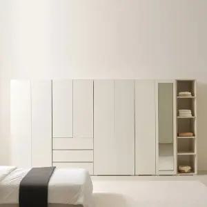 [초특가] 보루네오 오브제 LPM 키큰장_푸시 3600 거울 옷장세트