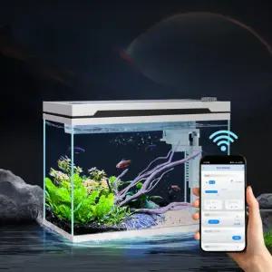 스마트 어항 수족관 대형 구피 블랙골드 수조 키우기 거북이 가정용