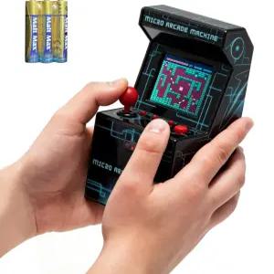 레트로 미니 아케이드 머신 240인치 1인치 휴대용 게임 콘솔 2.5인치 컬러 화면 8비트 조이스틱 및 내장