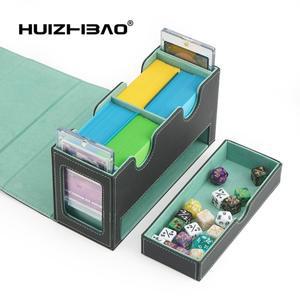 커맨더 카드 덱 박스 디스플레이 포함) 더블 보관 MTG 스포츠 마그네틱 케이스