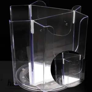 홍보용 회전 3면 카달로그 꽂이 호이 메뉴보드판 홍보 거치대 매장 정보 안내용 게시판