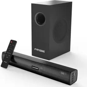 홈 시어터 사운드 바 서브우퍼 블루투스 서라운드 스피커 TV HDMI(ARC) 광동축 AUX USB 2.1ch 오디오