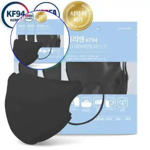 쌍문상회 안전한 새부리형 마스크 대형 블랙 100매 일회용