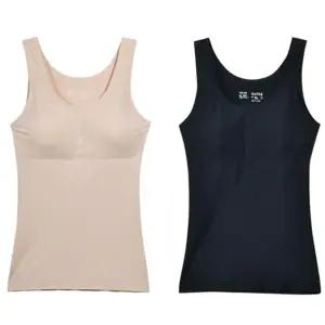 무봉제 심리스 슬림핏 누디라인 캡 브라런닝 0255eg 브라런닝 런닝