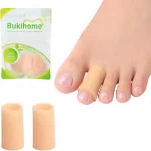 부키홈 실리콘 토 프로텍터 ？ 망치 발가락 옥수수 굳은살 물집용 14팩 슬리브 를 위한 소프트 젤 쿠션
