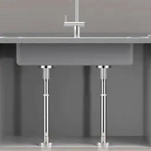 싱크대 지지대 휨방지 서포트 배수구 고정 카운터 받침대