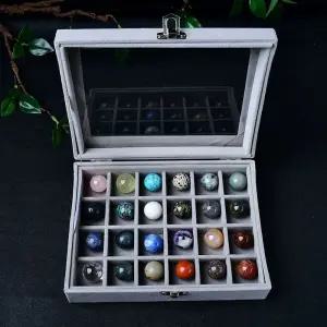 광물 세트 원석 결정 과학교구 암석 키트 장식품 광석 미네랄 보석