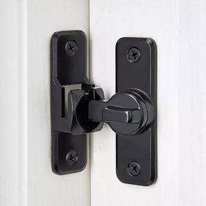 헛간 도어 잠금 장치 알루미늄 합금 90180도 슬라이딩 래치 게이트 캐비닛 옷장 안전 하드웨어