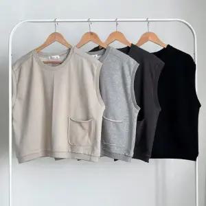 [다잇템]여성 주머니 빅사이즈 면조끼 가을용 (41218786A)