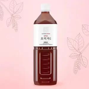 헤밀레 오미자 청 엑기스 음료 주스 진액 탕비실 1L