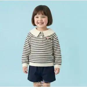 [롯데백화점]디즈니 미키미니ST카라맨투맨(NAVY)_79T121010