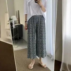 플8부바지 밴딩팬츠 아이스팬츠 홈 바지 슬립 남성 여성 홈 겨