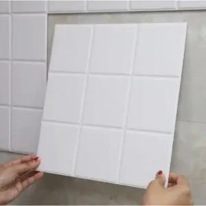 와이그레이스 Diy 붙이는 타일 접착식 벽타일 10장 셀프시공 주방 현관