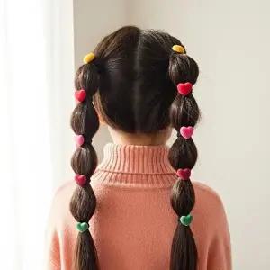 아랑로랑 벨벳하트 아동 안아픈 헤어링 머리끈