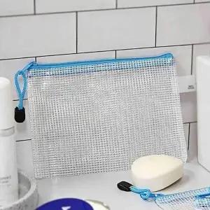 [룽스]여행용투명파우치 투명파우치 메쉬 백 L