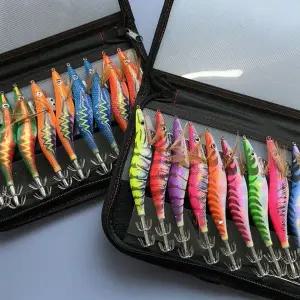 UST 팁런에기 3.5호 무늬오징어 문어 래틀에기 케이스