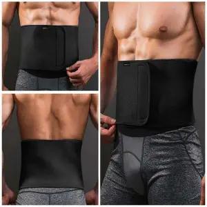 남자 빅사이즈 찍찍이 허리 복대 지지대 통기성