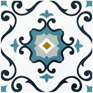 레트로 셀프 접착 12인치 비닐 바닥 타일, 20개의 타일 - 12인치 x 12인치, 미드 센추리 모던 슬레이트 패턴 - 필 앤 스틱, 주방, 식당, 침실 및 욕실용 DIY 바닥재 by 아킴 홈 데코