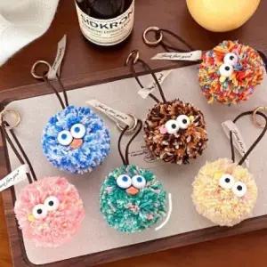 우주먼지 키링 인형 털뭉치 미니